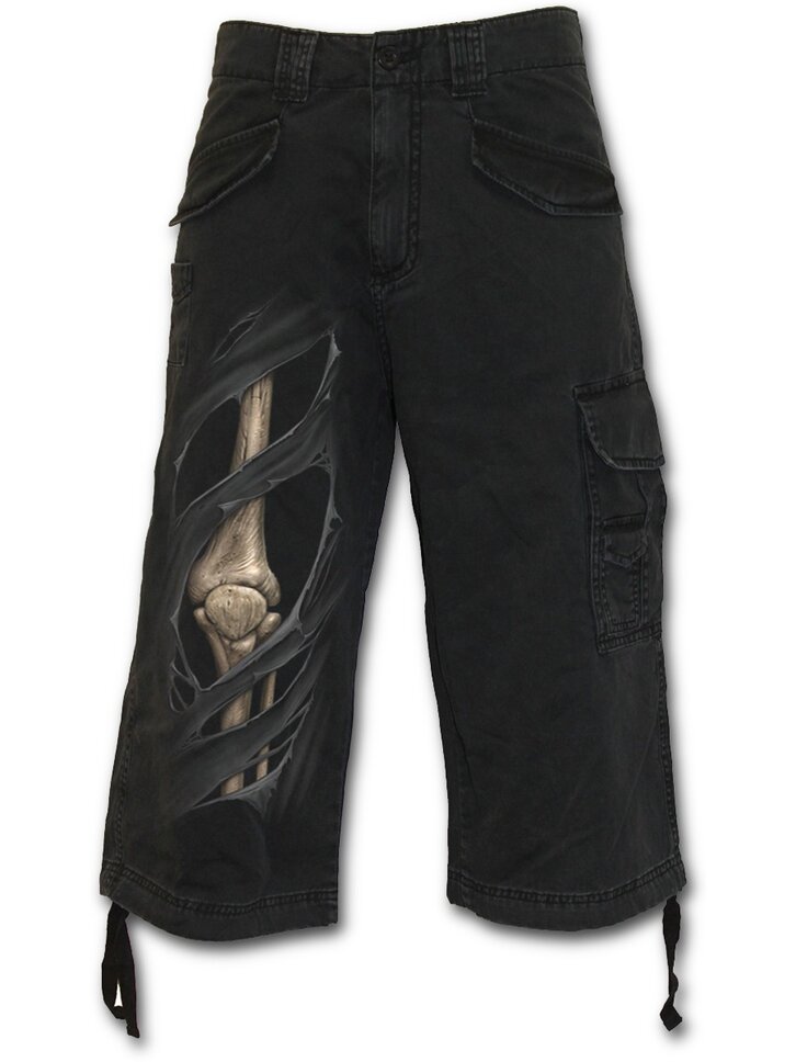 Lifestyle-Foto Herren Hose - dreiviertel mit dem Motiv Knochen